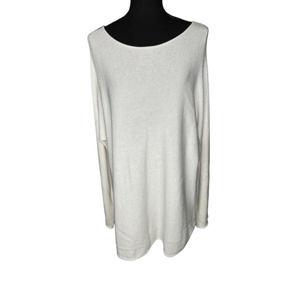 Michael Michael Kors Women's Knitted Tunic L Long Sleeves Relaxed Fit Sweater - Picture 1 of 7